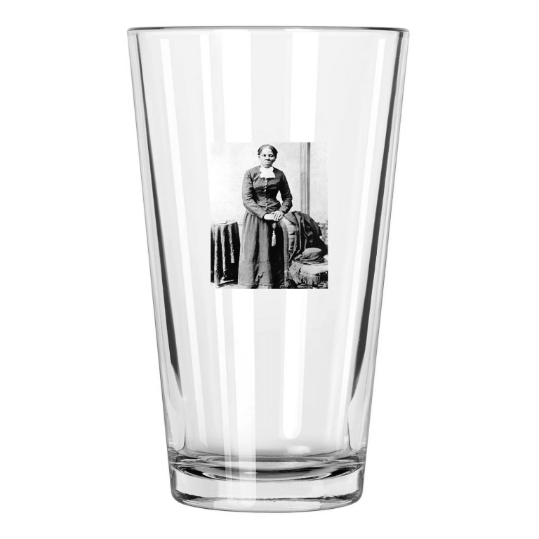 Civil Rights Activist Harriet Tubman Historical Vintage 3 Pint Beer Glass