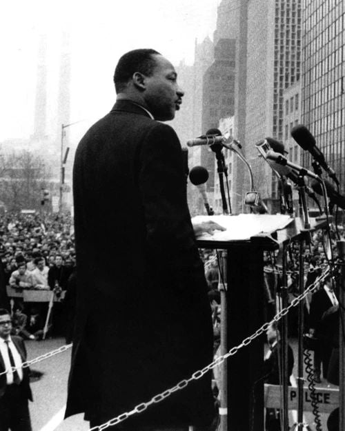 Civil Rights Activist Martin Luther King Jr Glossy Photo Print Poster