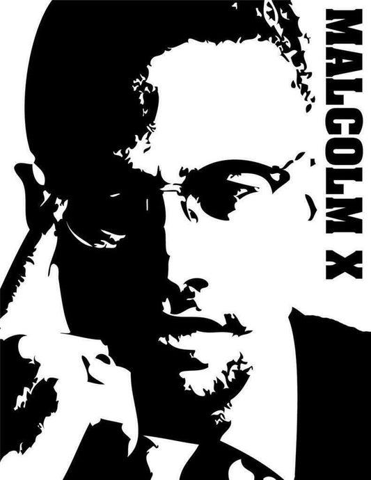 Civil Rights Activist Malcolm X Black History Month Keychain Picture Keychain Print