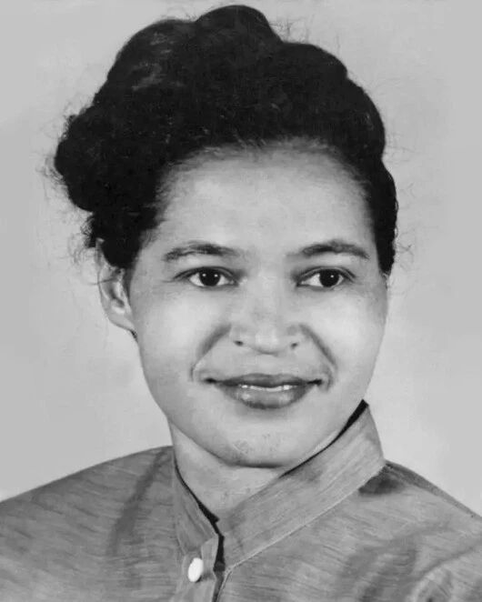 Civil Rights Activist Rosa Parks Glossy Keychain Womens Rights Keychain