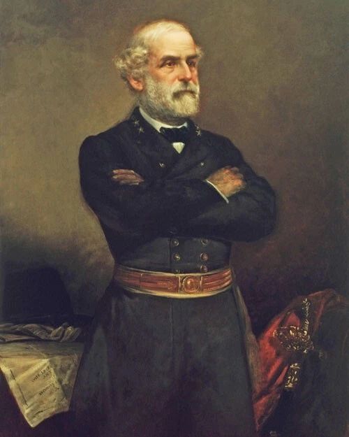 Civil War Confederate General Robert E Lee Glossy Magnet Painting Print 1