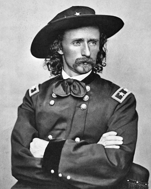 Civil War General George Custer Glossy Photo Battle Of The Little Bighorn