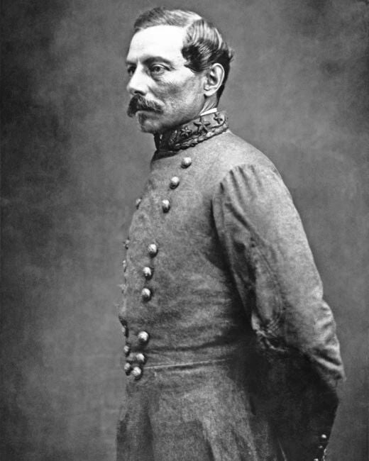 Civil War General P.G.T 1. Beauregard Keychain Confederate Army Keychain