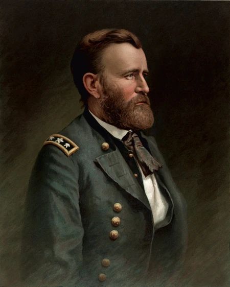 Civil War General Ulysses S Grant Glossy Photo Vintage Print Army Poster