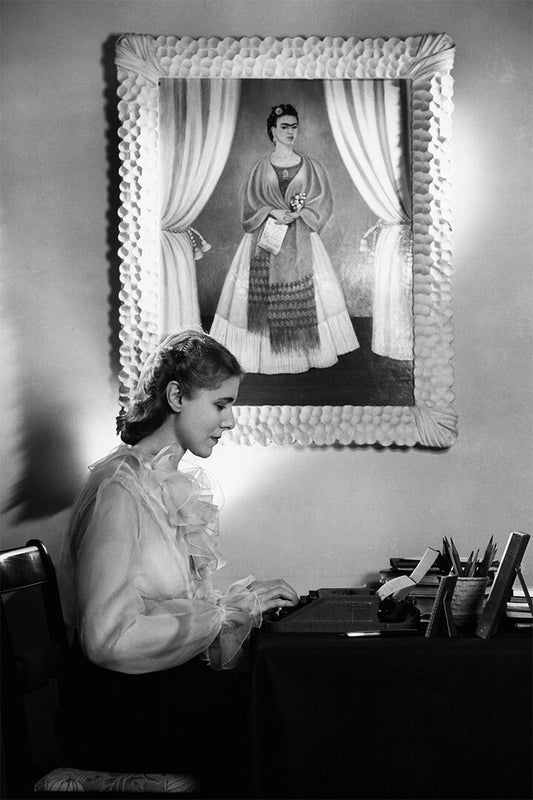 Clare Booth Luce Uses Typewriter Politician Painting Jigsaw Puzzle