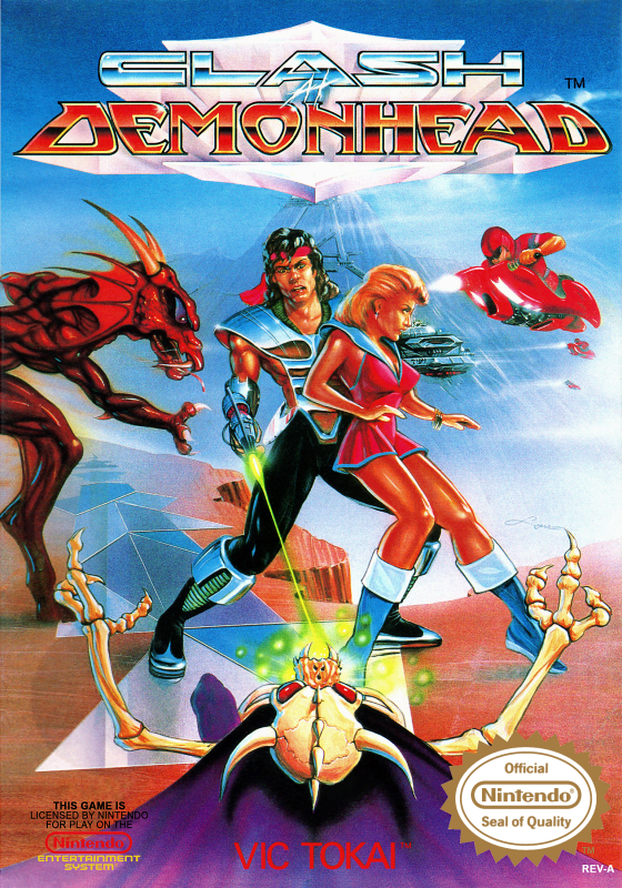 Clash At Demonhead (Usa) Nes Print Poster