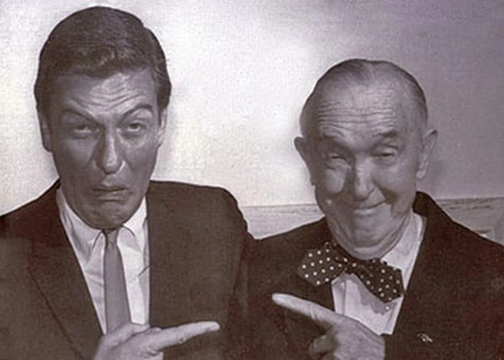 Classic Actors & Comedians Dick Van Dyke & Stan Laurel Picture Photo