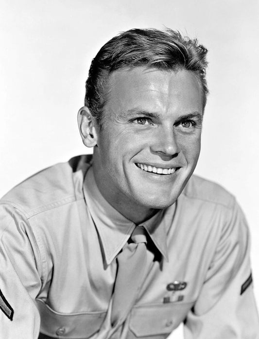 Classic Hollywood Actor Tab Hunter Publicity Portrait Picture Keychain Print