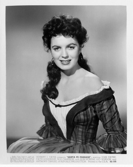 Classic Hollywood Actress Faith Domergue Vintage Picture Magnet