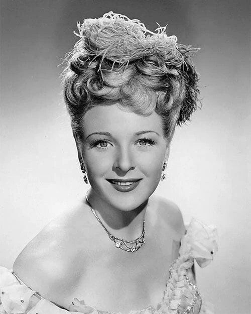 Classic Horror Film 1940S Actress Evelyn Ankers Retro 300 Piece Jigsaw Puzzle