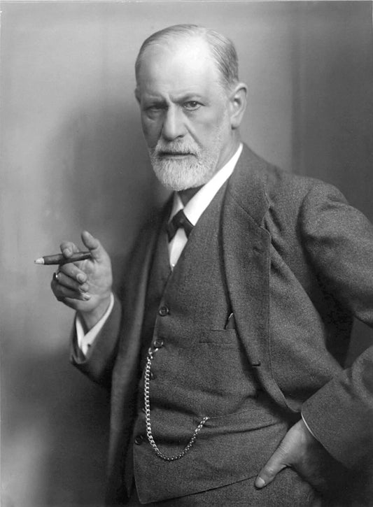 Classic Psychologist Sigmund Freud Picture Keychain Keychain Ego Superego Id