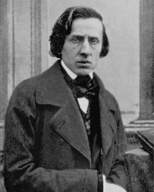 Classical Pianist Frederic Chopin Glossy Keychain Music Print Genius Keychain