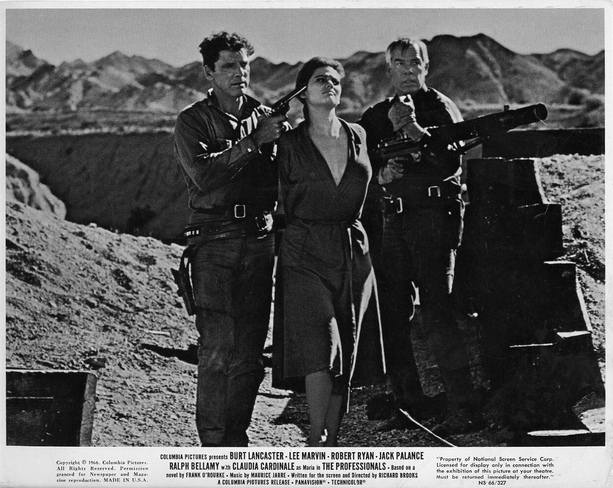 Claudia Cardinale Burt Lancaster Lee Marvin The Professionals Magnet Card