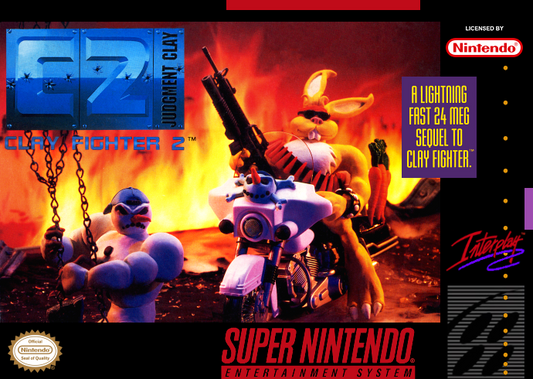 Clay Fighter 2 Judgment Clay (Usa) Snes Print Poster