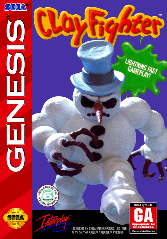 Clay Fighter (Usa) Genesis Print Poster