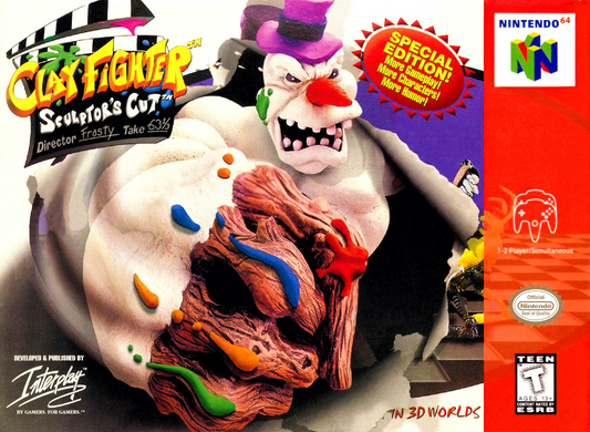 Clay Fighter Sculptor S Cut N64 Magnet