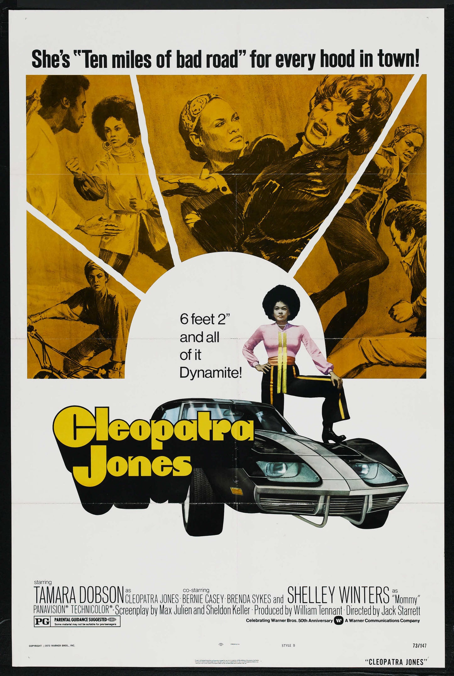 Cleopatra Jones 04 Movie Magnet