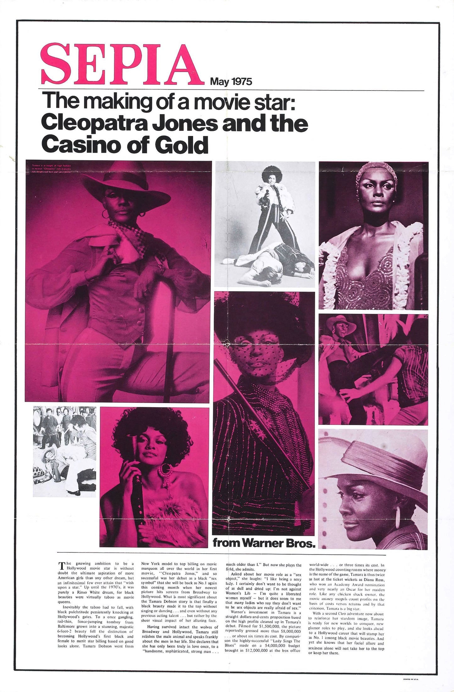 Cleopatra Jones And The Casino Of Gold 02 Movie Magnet