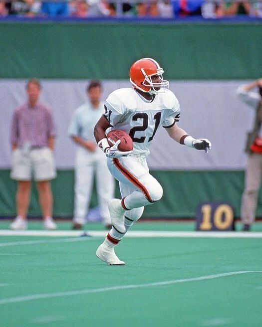 Cleveland Browns Eric Metcalf Glossy Keychain Nfl Playoffs Keychain