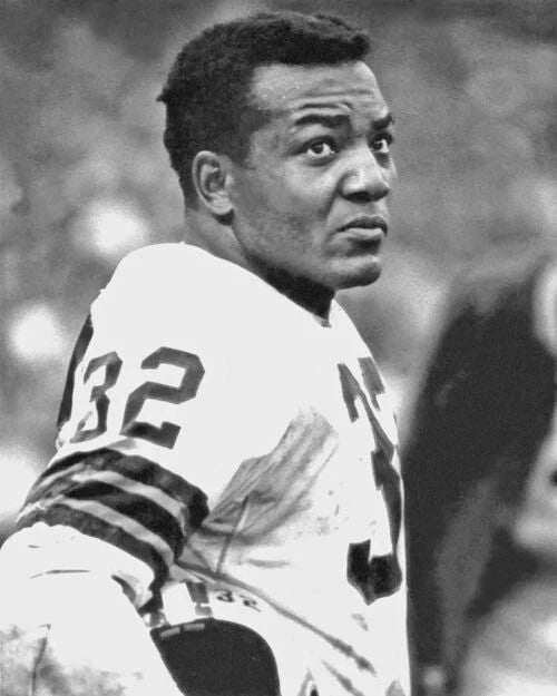 Cleveland Browns Jim Brown Glossy Keychain Nfl Football Print Hof 71