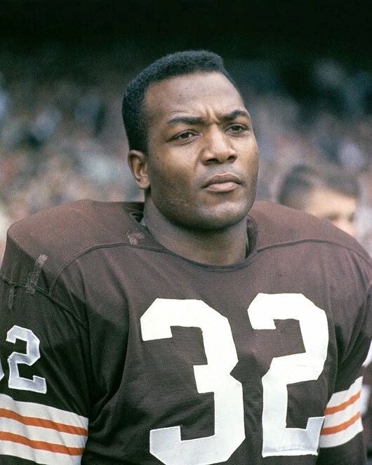 Cleveland Browns Jim Brown Glossy Photo Nfl Football Print Poster Hof 71 3