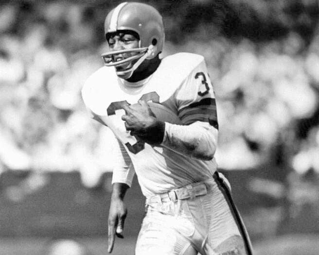 Cleveland Browns Jim Brown Glossy Magnet Nfl Football Magnet Hof 71 4