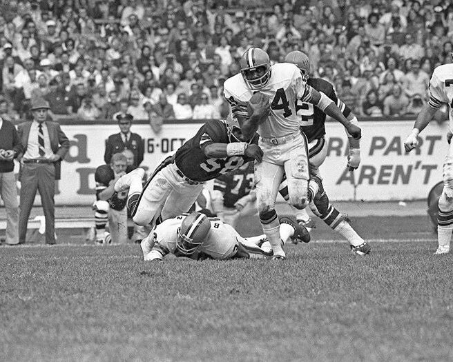 Cleveland Browns Leroy Kelly Glossy Photo Nfl Football Print Poster Hof 94