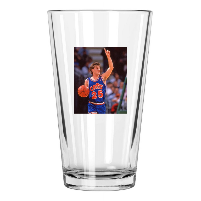 Cleveland Cavaliers Mark Price Photo Basketball Pint Beer Drinking Glass
