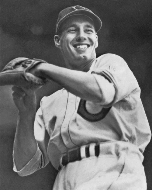 Cleveland Indians Bob Feller Glossy Keychain Baseball Keychain Hof 62