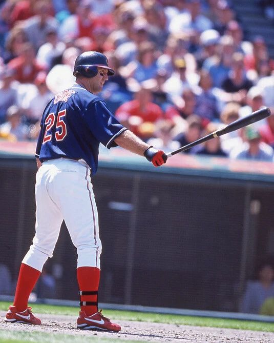 Cleveland Indians Jim Thome Glossy Photo Baseball Poster Print Hof 2018 2