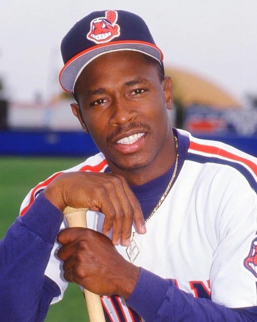 Cleveland Indians Kenny Lofton Glossy Keychain Baseball Keychain Hof 2018