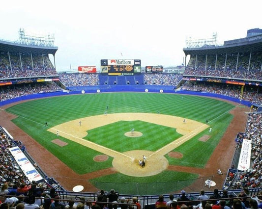 Cleveland Indians Municipal Stadium Glossy Keychain Lakefront Stadium Print 2