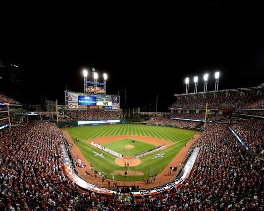 Cleveland Indians Progressive Field Glossy Magnet Print Jacobs Magnet 1