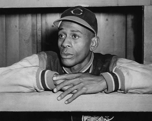 Cleveland Indians Pitcher Satchel Paige Glossy Magnet Baseball Magnet