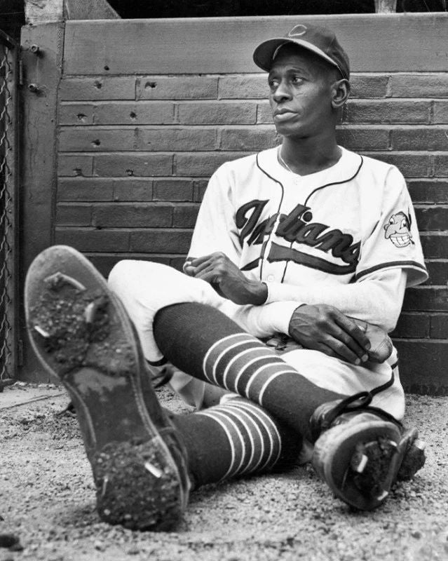 Cleveland Indians Satchel Paige Glossy Photo Baseball Print Hof 71