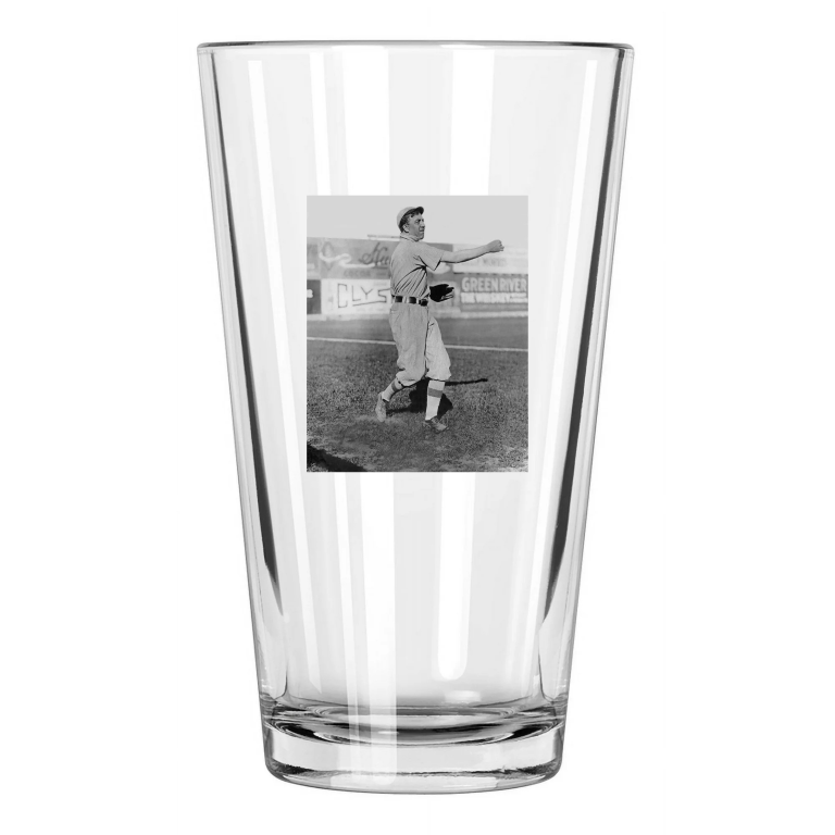 Cleveland Naps Addie Joss Photo Baseball Hof 78 Pint Beer Drinking Glass
