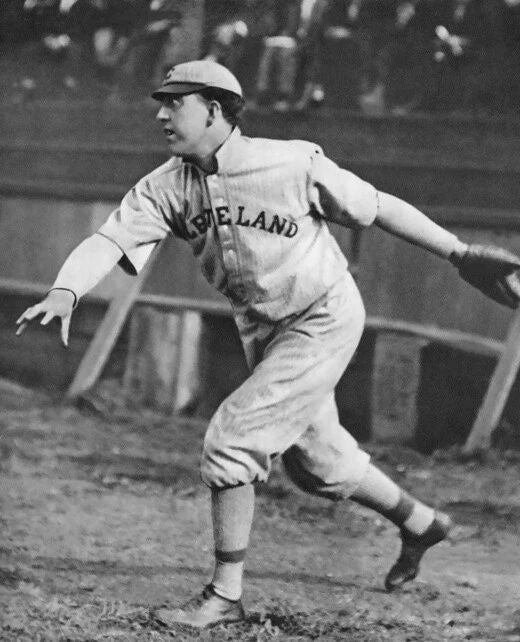 Cleveland Naps Addie Joss Glossy Keychain Vintage Baseball Print Hof 78