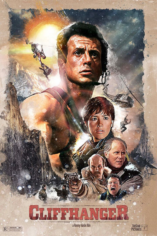 Cliffhanger Vintage Classic Action Movie Jigsaw Puzzle