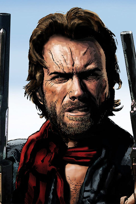 Clint Eastwood In The Outlaw Josey Wales Jigsaw Puzzle