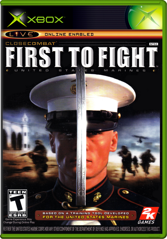 Close Combat First To Fight United States Marines Xbox Print Poster