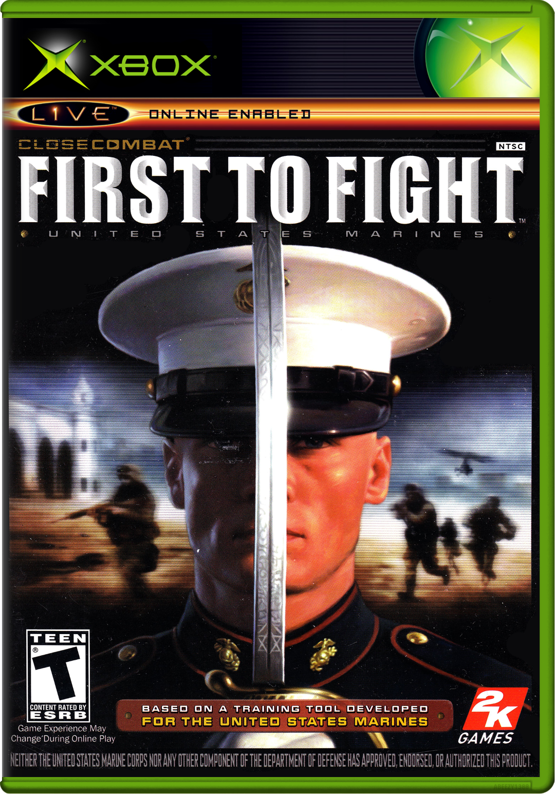 Close Combat First To Fight United States Marines Xbox Keychain