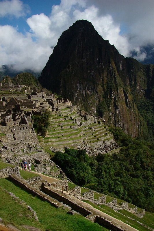 Cloudy Machu Pichuu Peru Art Print Decor Jigsaw Puzzle