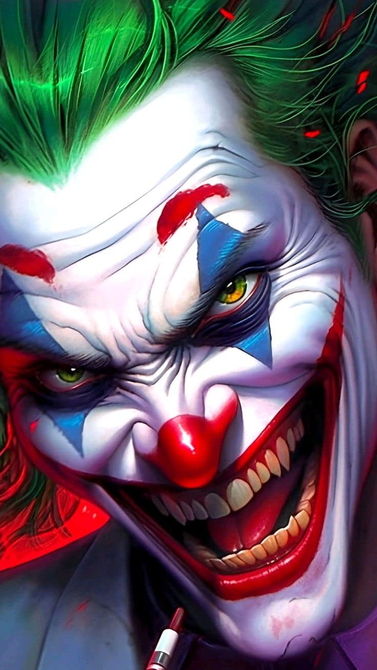 Clown Portrait Smiling Print Poster