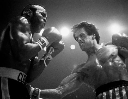 Clubber Lang Vs Rocky Balboa Classic Boxing Movie Picture Magnet Print