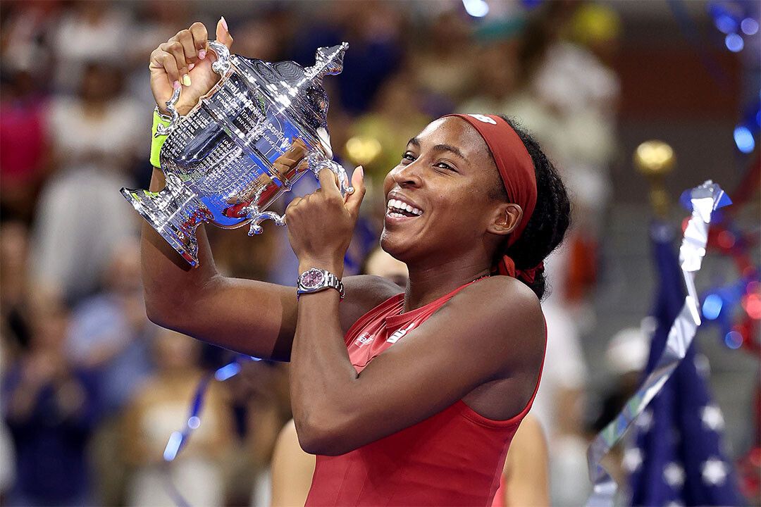 Coco Gauff Us Open Champion American Tennis Player Jigsaw Puzzle