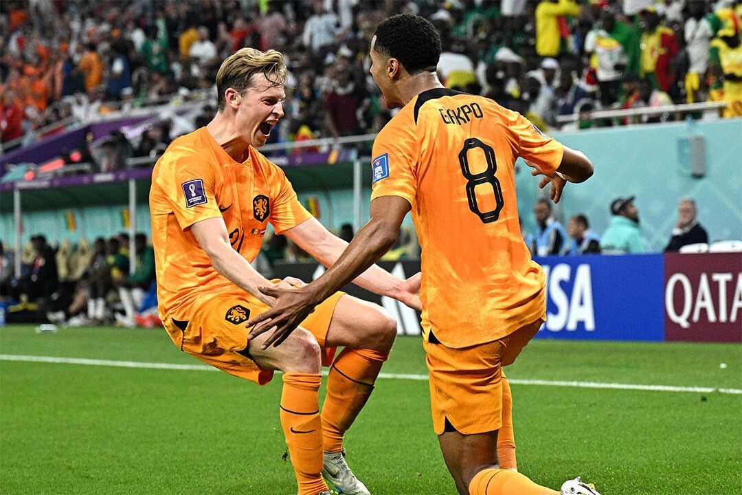 Cody Gakpo And Frenkie De Jong Netherlands World Cup Qatar Jigsaw Puzzle