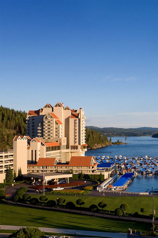 Coeur Dalene Lake Water Nature Painting Jigsaw Puzzle