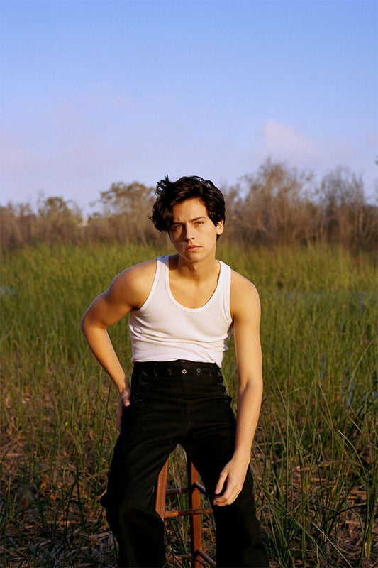 Cole Sprouse Actress Artist Actor Painting Print Jigsaw Puzzle