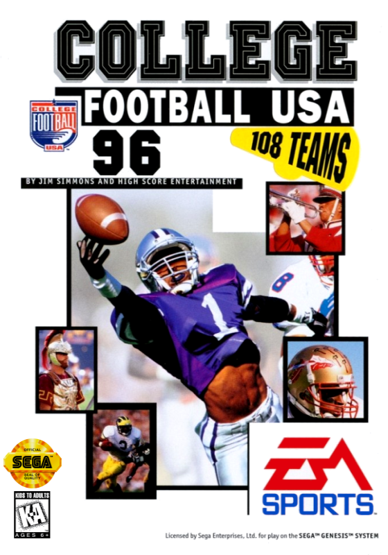 College Football Usa 96 (Usa) Genesis Print Poster