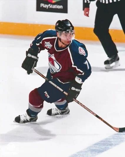 Colorado Avalanche Ray Bourque Glossy Keychain Hockey Keychain Hof 2004